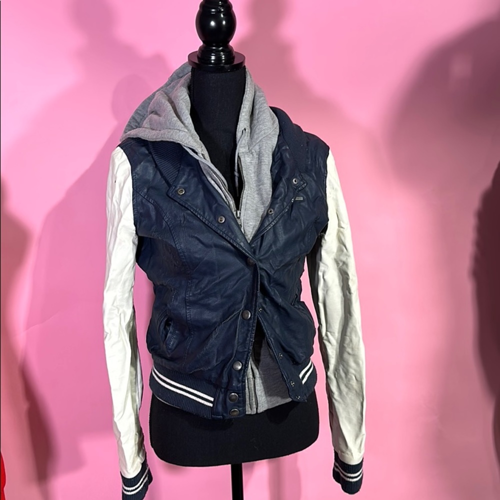 Obey Bomber Jacket With Sweatshirt Lining